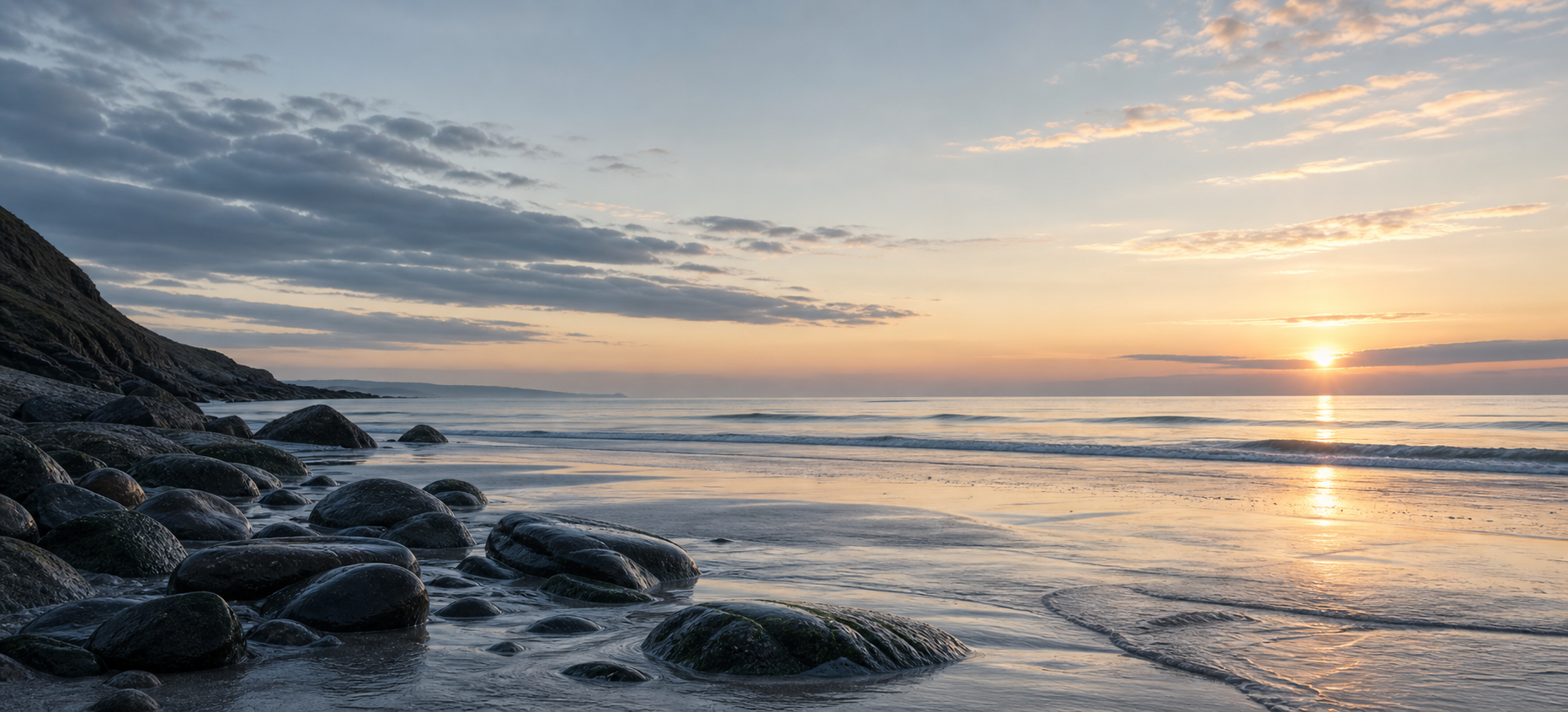 A calm sea view representing emotional regulation and alternative coping strategies